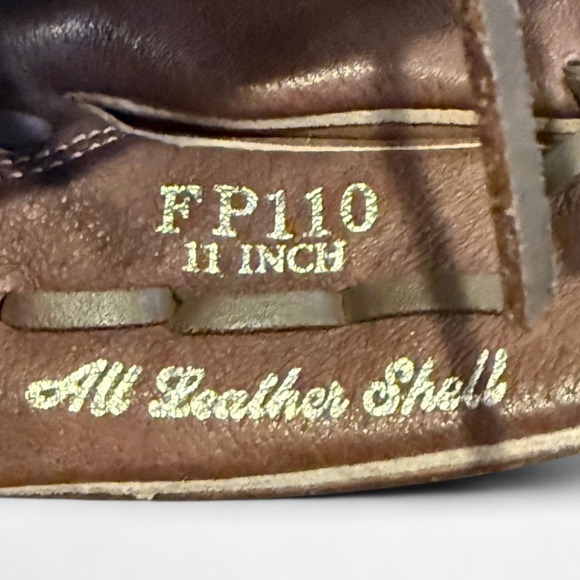 Rawlings Leather 11” Softball Glove with Pink Highlights - Picture 2 of 4